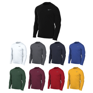 Nike team legend hot sale long sleeve crew